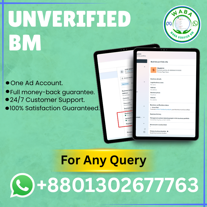 Buy Unverified BM | Facebook Business Manager