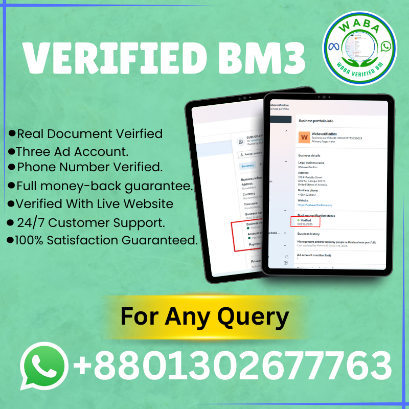 Buy Verified BM 3 | Facebook Business Manager