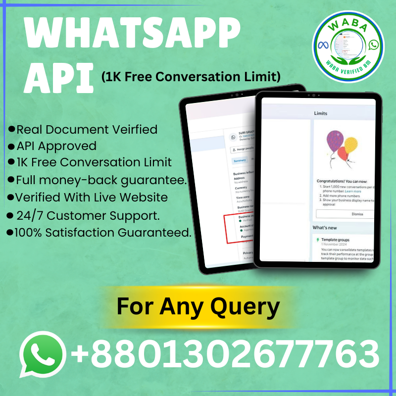 Buy Balloon BM | WhatsApp API 1K Limit | WhatsApp API Daily 1k Coversation Limit