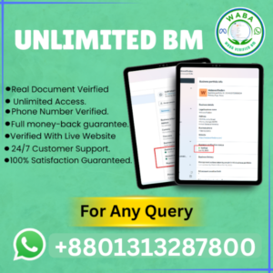 Buy Verified BM Unlimited | Facebook Business Manager Unlimited Access
