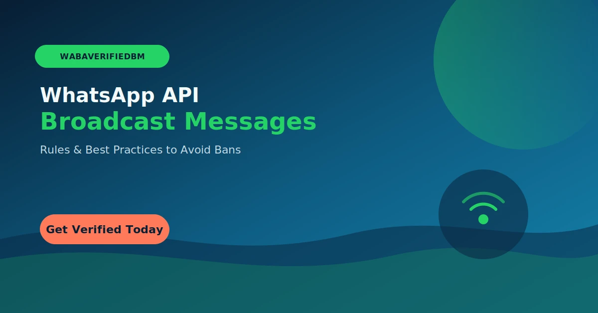 WhatsApp API Broadcast Messages being sent to multiple customers at once