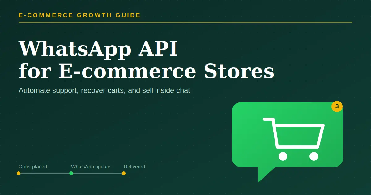 WhatsApp API for E-commerce Stores